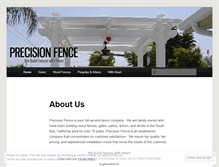 Tablet Screenshot of precisionfence.net